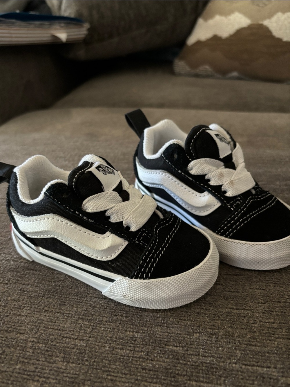 Black and White Vans Kids